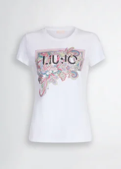Liu Jo Camiseta con estampado floral-Mujer Camisetas Y Tops