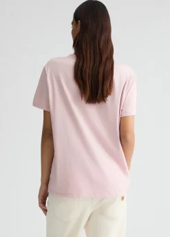 Liu Jo Camiseta con estampado y strass-Mujer Camisetas Y Tops