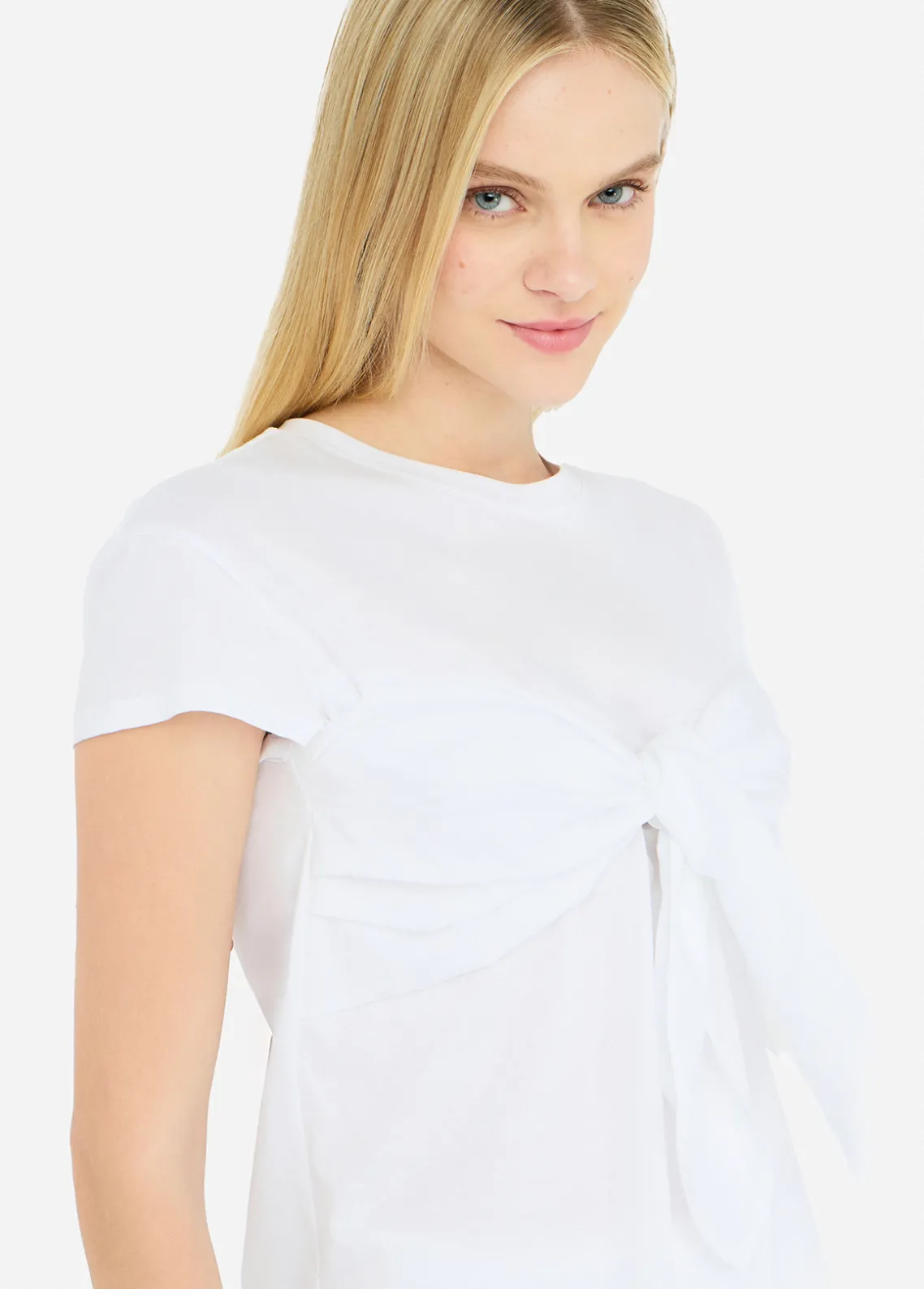 Liu Jo Camiseta con lazo-Mujer Camisetas Y Tops