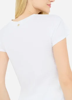 Liu Jo Camiseta con lazo-Mujer Camisetas Y Tops