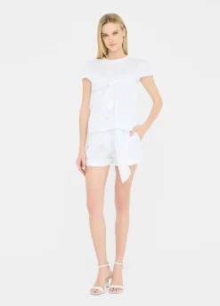 Liu Jo Camiseta con lazo-Mujer Camisetas Y Tops