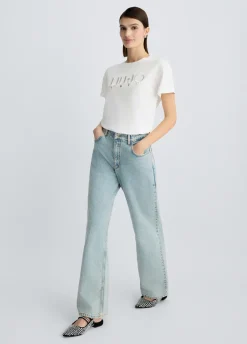 Liu Jo Camiseta con logotipo-Mujer Camisetas Y Tops