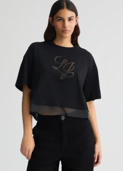 Liu Jo Camiseta con logotipo-Mujer Camisetas Y Tops