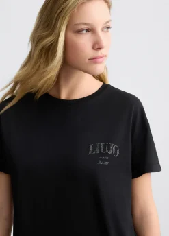 Liu Jo Camiseta con logotipo-Mujer Camisetas Y Tops