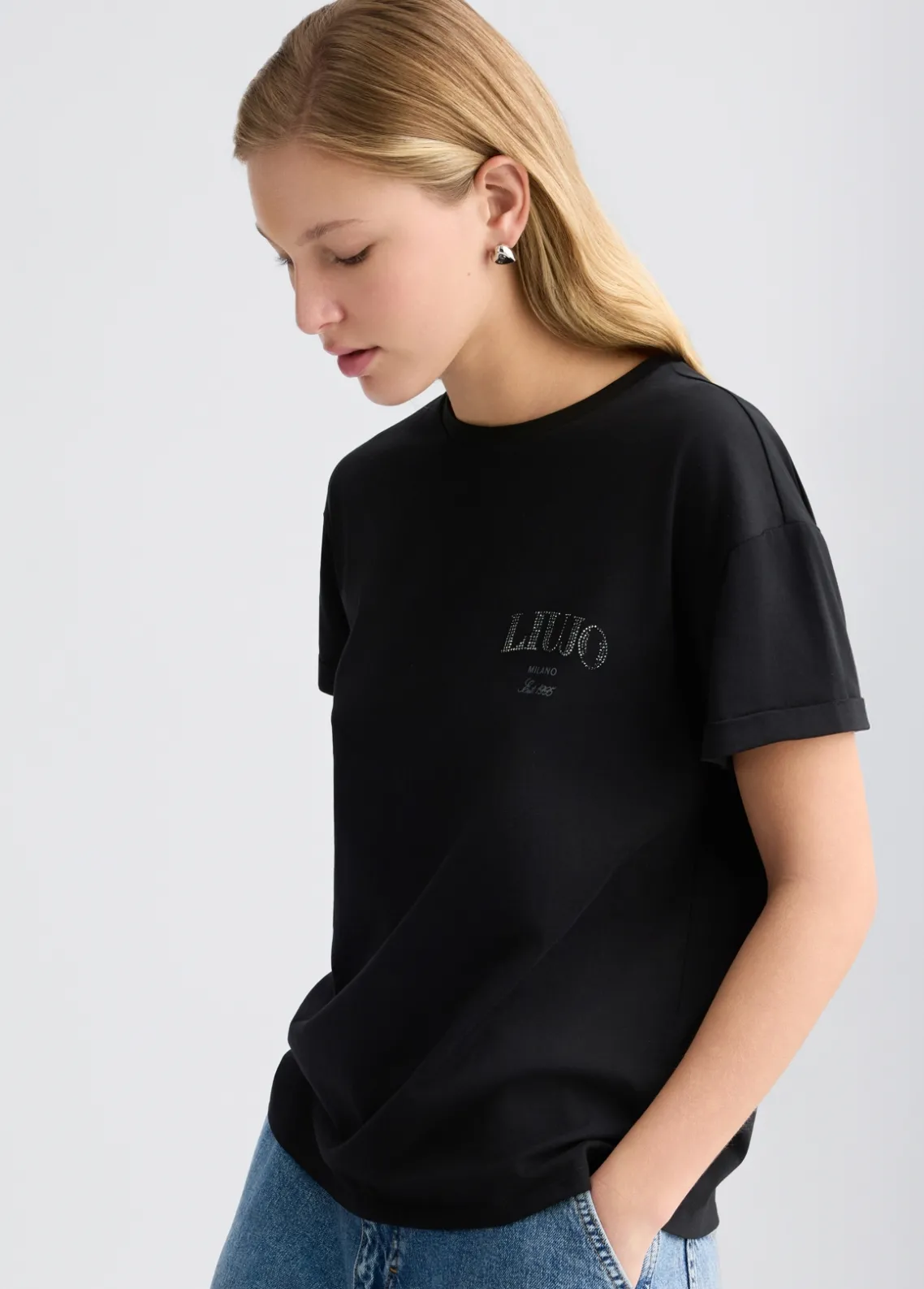 Liu Jo Camiseta con logotipo-Mujer Camisetas Y Tops