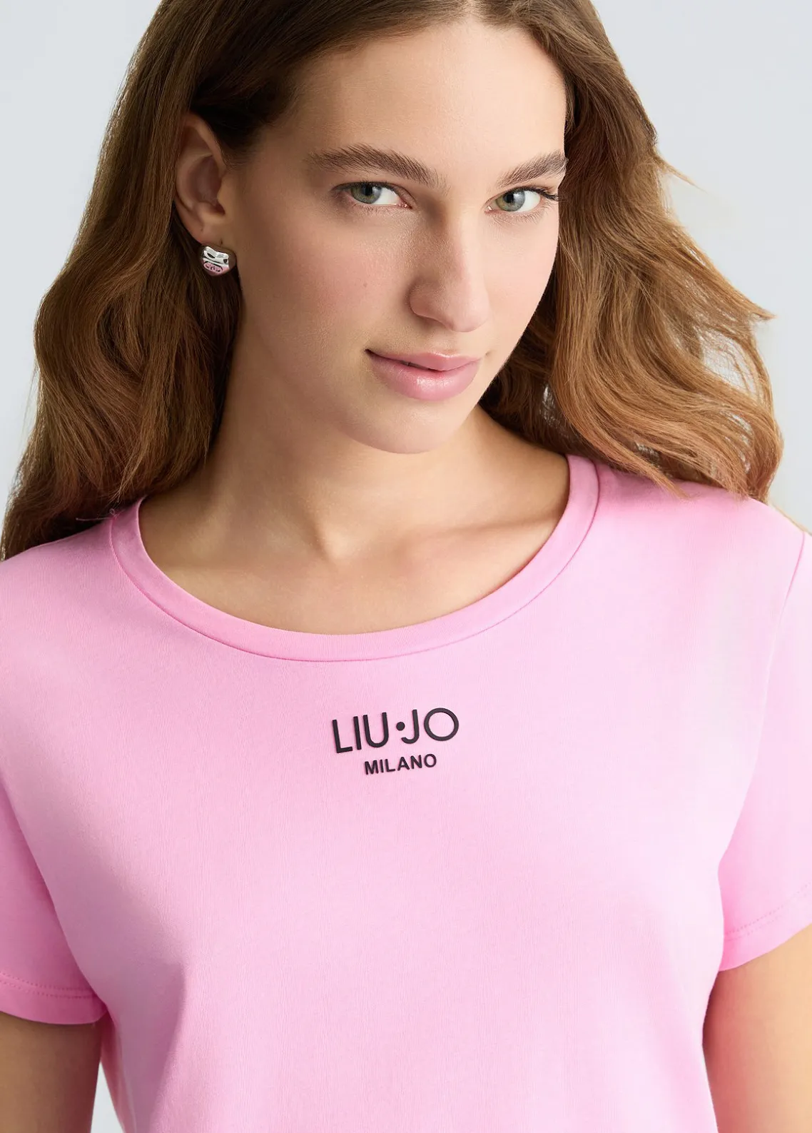 Liu Jo Camiseta con logotipo-Mujer Ropa Deportiva|Camisetas Y Tops
