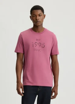 Liu Jo Camiseta con logotipo estampado-Hombre Polos Y Camisetas