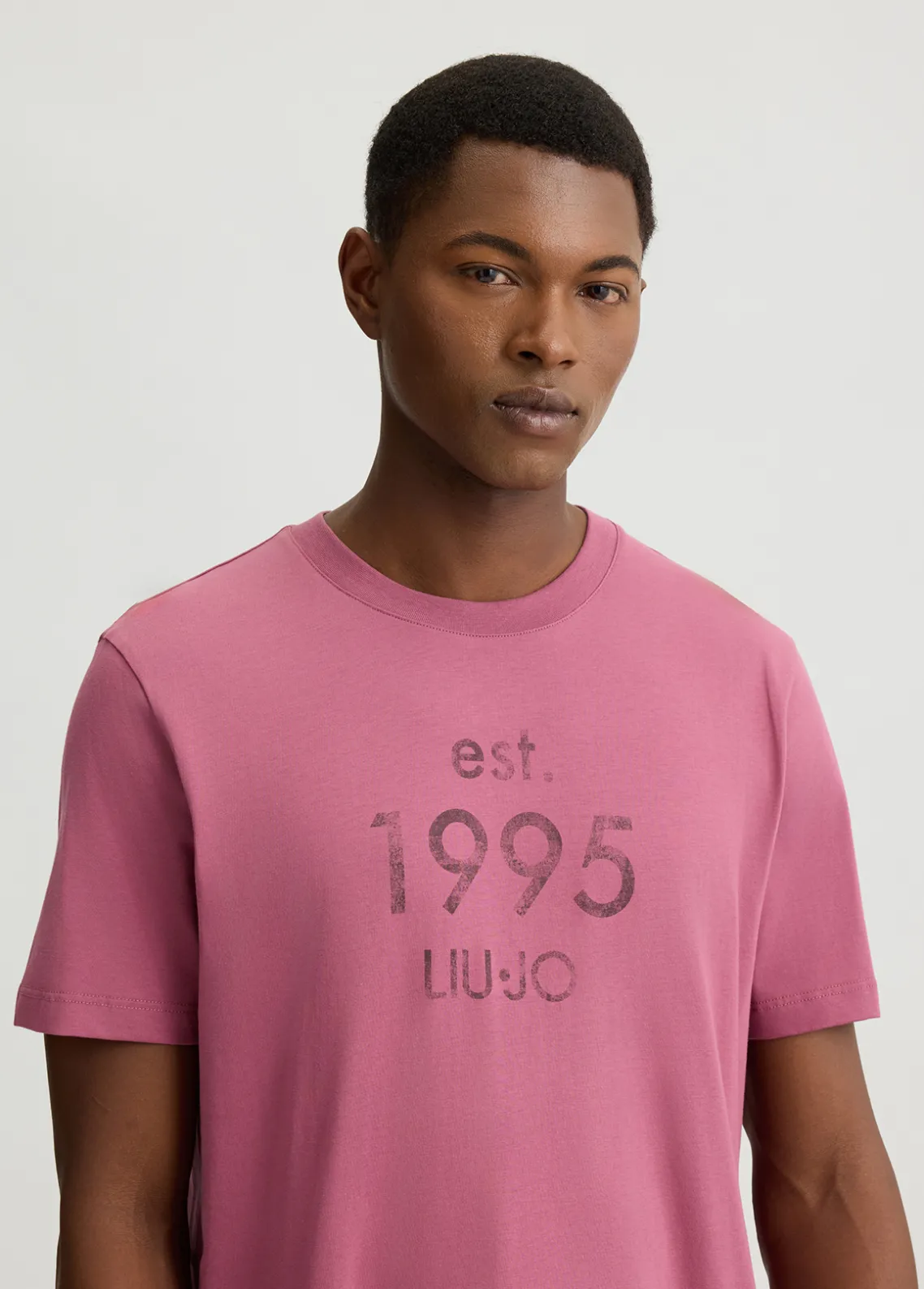Liu Jo Camiseta con logotipo estampado-Hombre Polos Y Camisetas