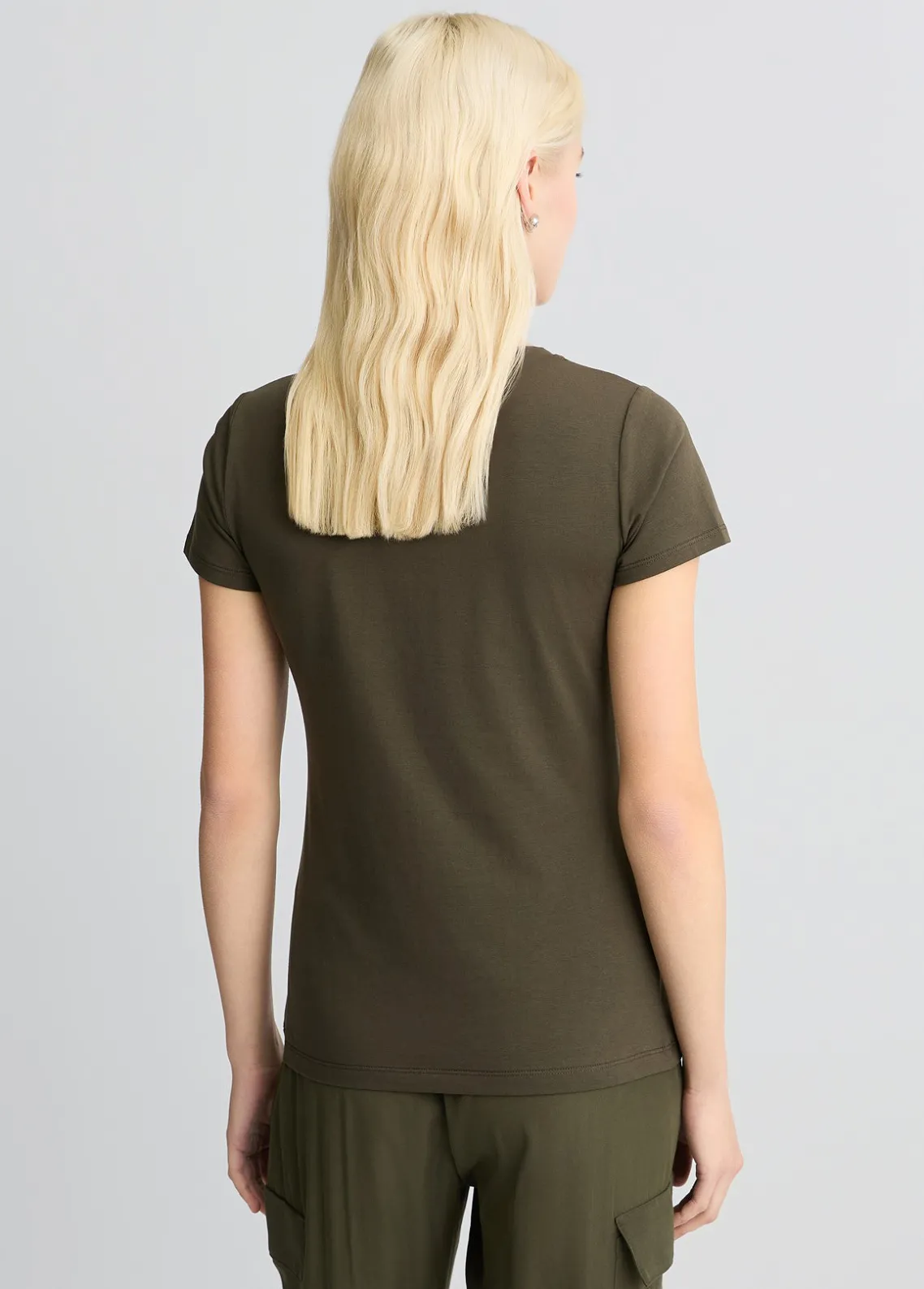 Liu Jo Camiseta con logotipo y strass-Mujer Moda Baño|Camisetas Y Tops
