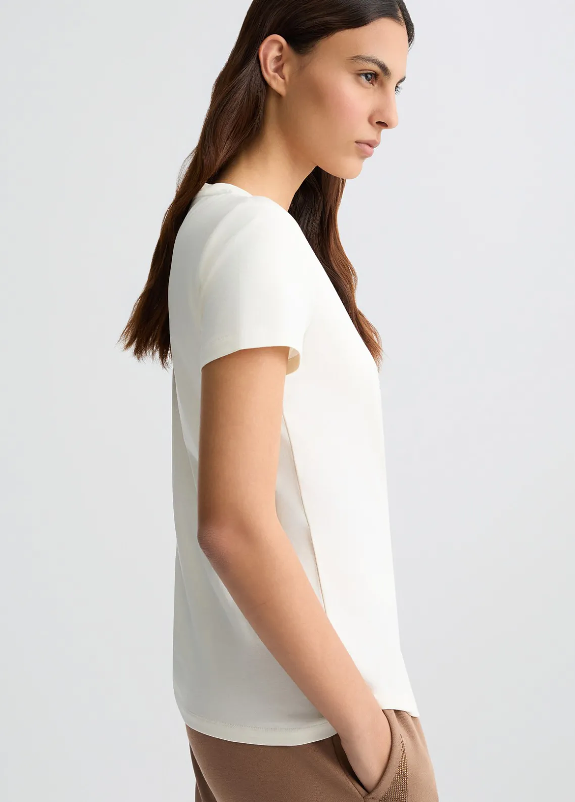 Liu Jo Camiseta con logotipo y strass-Mujer Ropa Deportiva|Camisetas Y Tops
