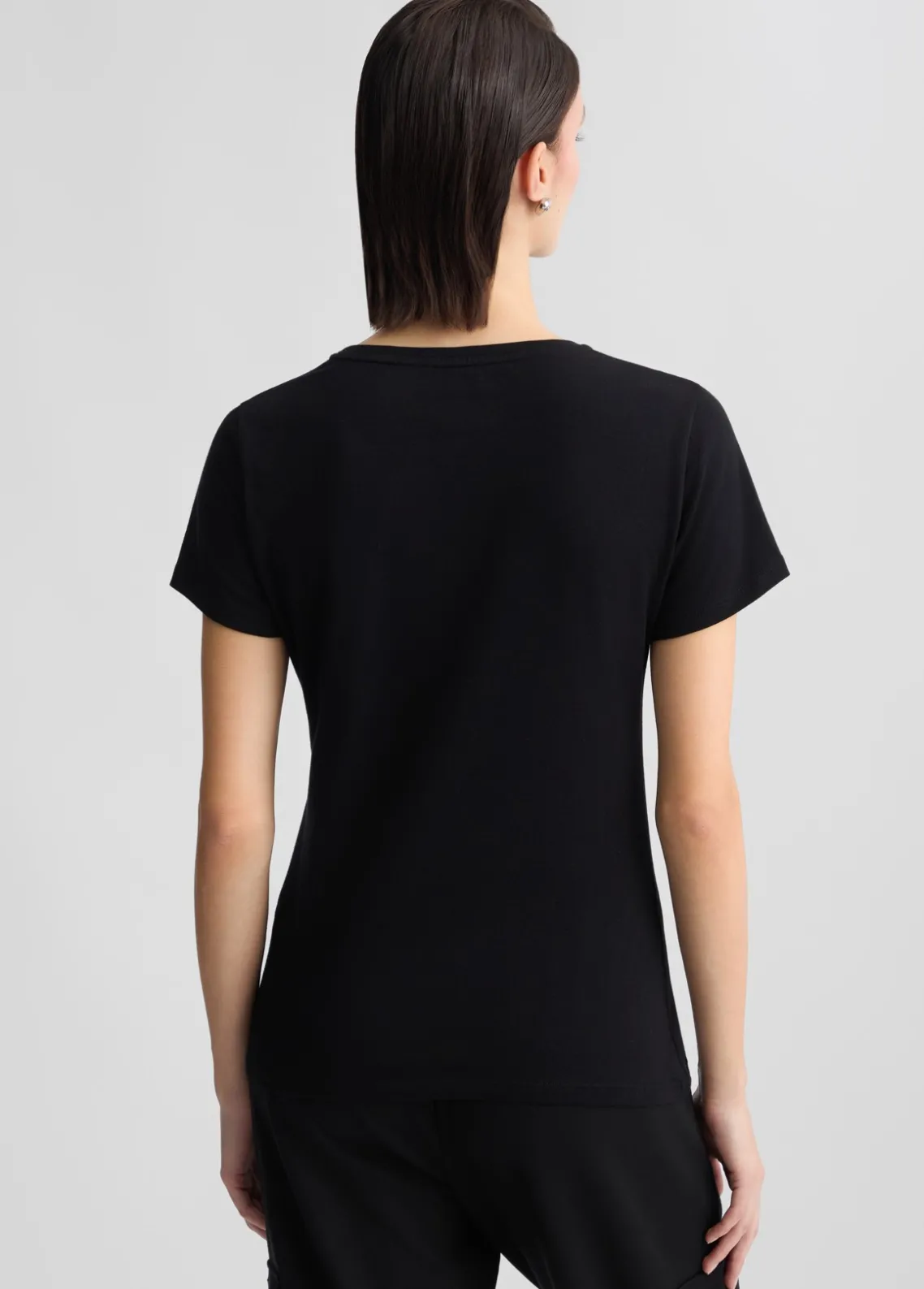 Liu Jo Camiseta con logotipo y strass-Mujer Camisetas Y Tops