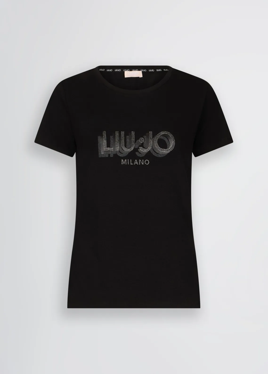 Liu Jo Camiseta con logotipo y strass-Mujer Camisetas Y Tops
