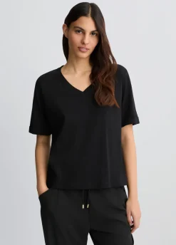 Liu Jo Camiseta con logotipo y strass-Mujer Ropa Deportiva|Camisetas Y Tops