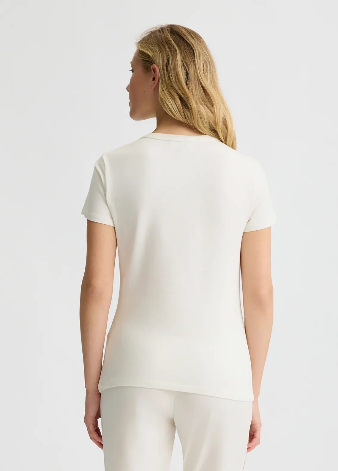 Liu Jo Camiseta con logotipo y strass-Mujer Ropa Deportiva|Camisetas Y Tops