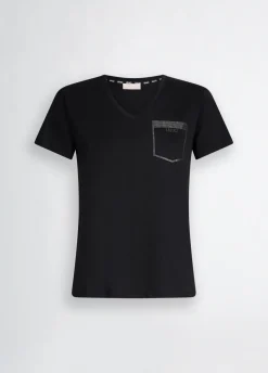 Liu Jo Camiseta con strass-Mujer Ropa Deportiva|Camisetas Y Tops