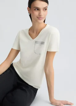 Liu Jo Camiseta con strass-Mujer Ropa Deportiva|Camisetas Y Tops