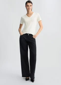 Liu Jo Camiseta con strass-Mujer Ropa Deportiva|Camisetas Y Tops