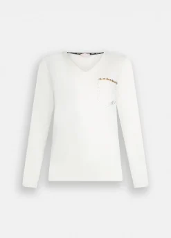Liu Jo Camiseta con strass-Mujer Camisetas Y Tops