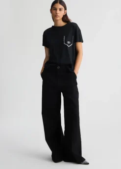 Liu Jo Camiseta con strass-Mujer Camisetas Y Tops
