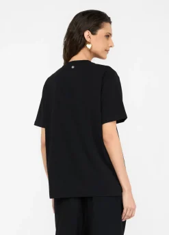 Liu Jo Camiseta con strass-Mujer Camisetas Y Tops