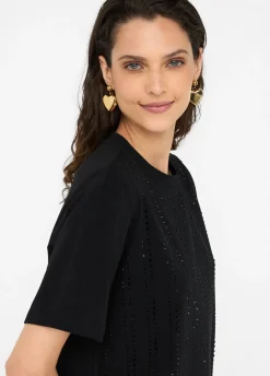 Liu Jo Camiseta con strass-Mujer Camisetas Y Tops