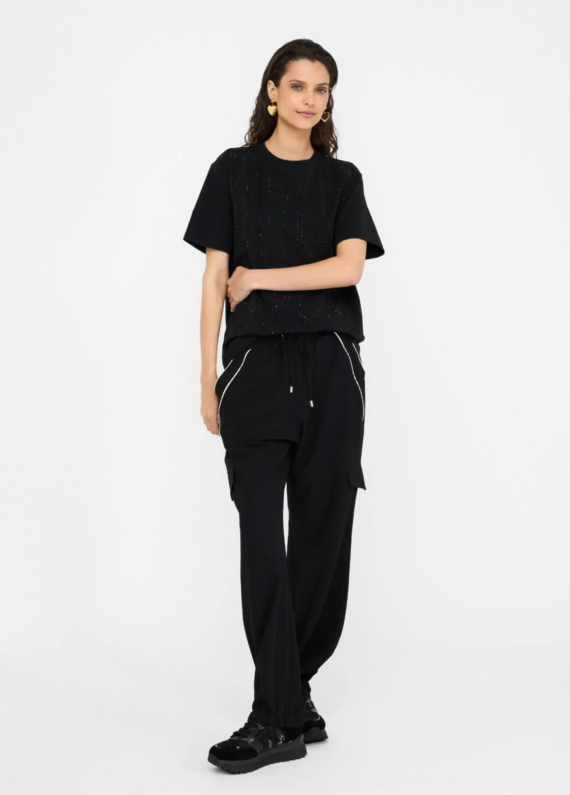 Liu Jo Camiseta con strass-Mujer Camisetas Y Tops