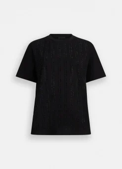 Liu Jo Camiseta con strass-Mujer Camisetas Y Tops