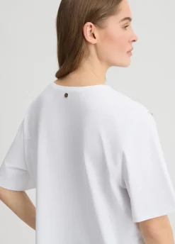 Liu Jo Camiseta con strass y pedrería-Mujer Camisetas Y Tops