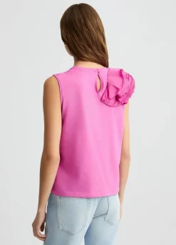 Liu Jo Camiseta con volantes-Mujer Camisetas Y Tops