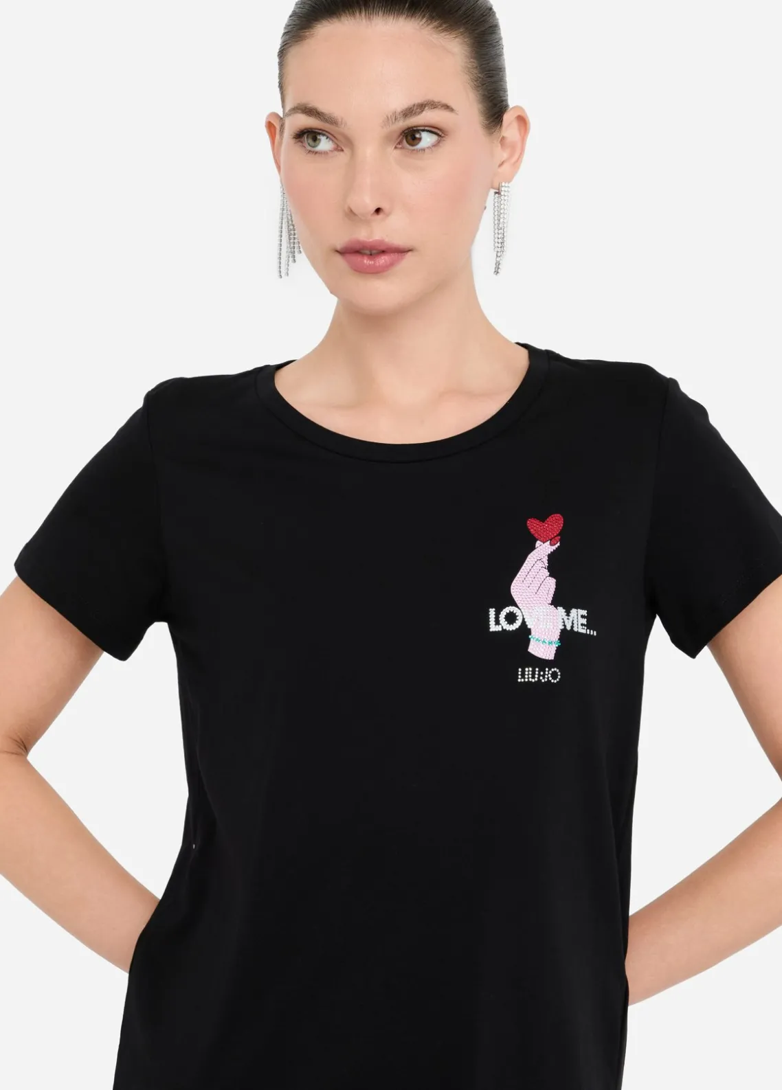 Liu Jo Camiseta de algodón-Mujer Camisetas Y Tops
