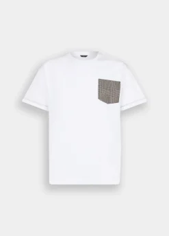 Liu Jo Camiseta de algodón con bolsillo-Hombre Polos Y Camisetas