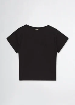 Liu Jo Camiseta de algodón con corazón- Camisetas