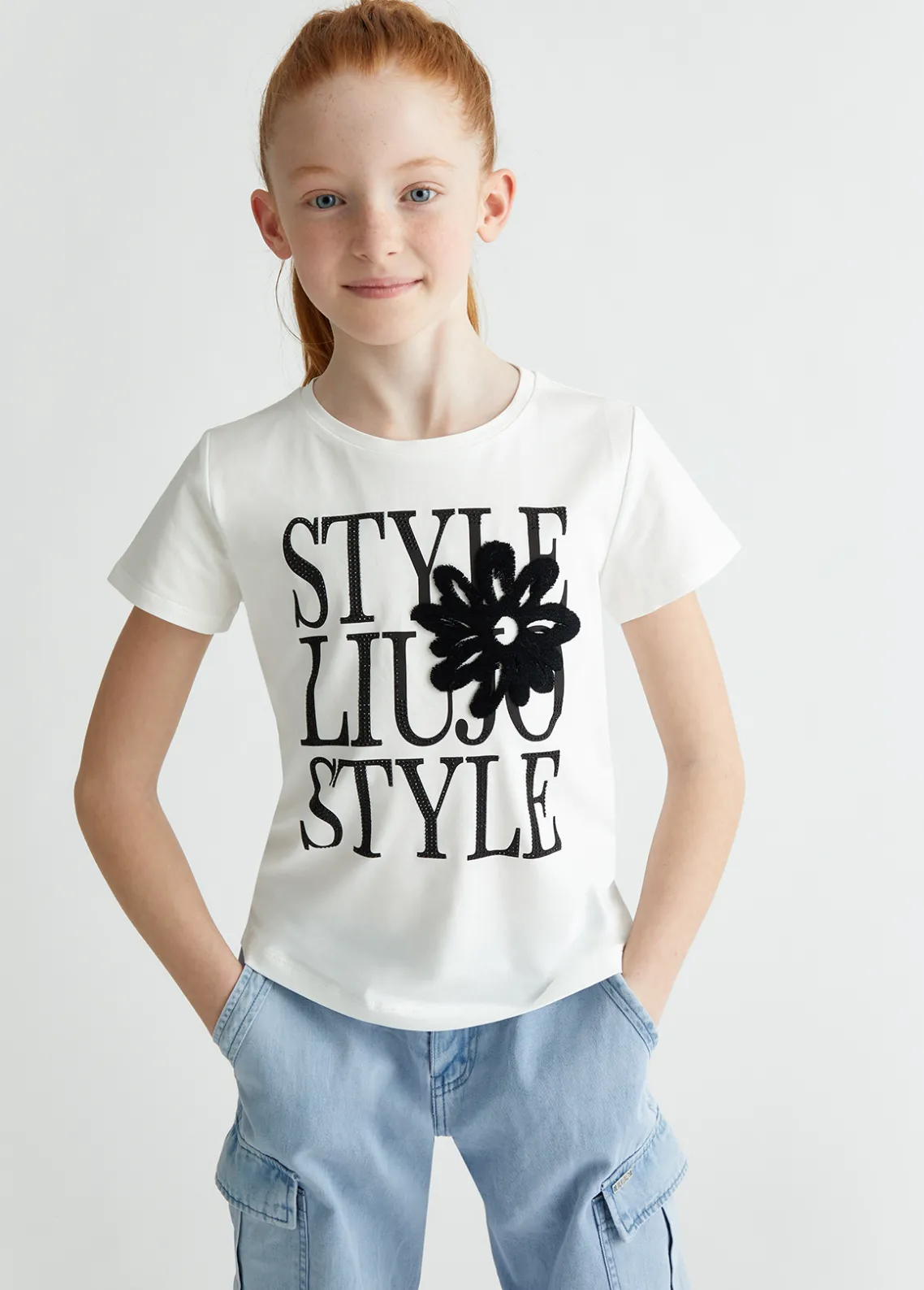 Liu Jo Camiseta de algodón con estampado- Camisetas