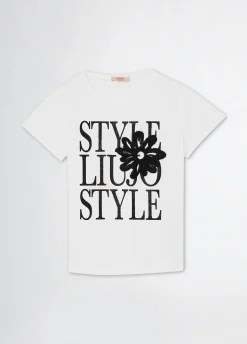 Liu Jo Camiseta de algodón con estampado- Camisetas