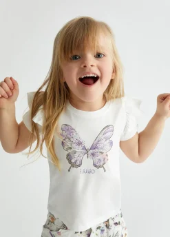 Liu Jo Camiseta de algodón con estampado- Camisetas