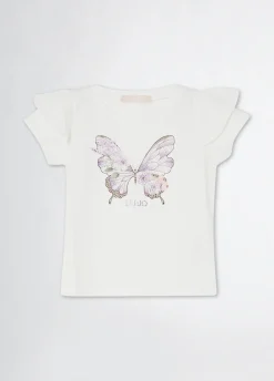 Liu Jo Camiseta de algodón con estampado- Camisetas