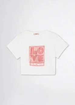 Liu Jo Camiseta de algodón con estampado- Camisetas