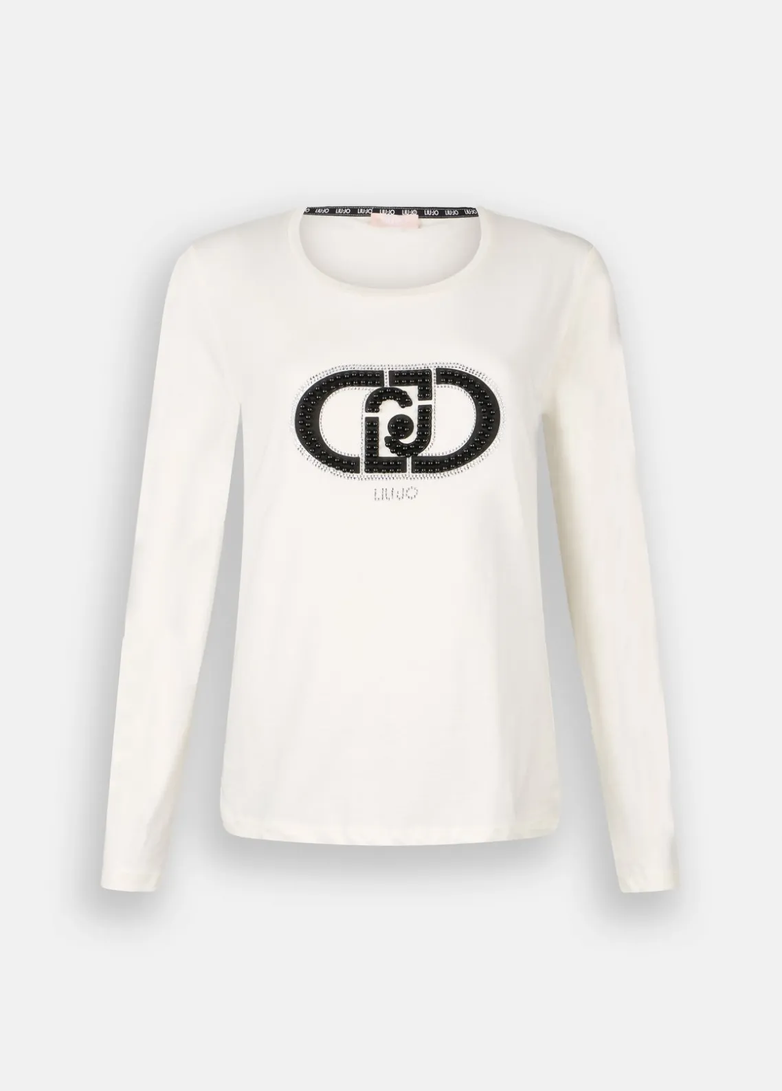 Liu Jo Camiseta de algodón con logotipo-Mujer Ropa Deportiva