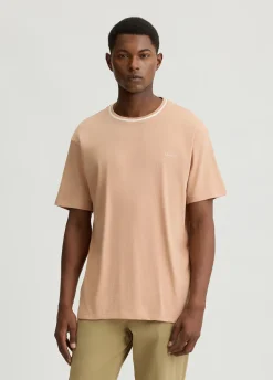 Liu Jo Camiseta de algodón jaspeado-Hombre Polos Y Camisetas