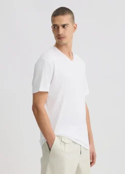 Liu Jo Camiseta de cuello en V-Hombre Polos Y Camisetas
