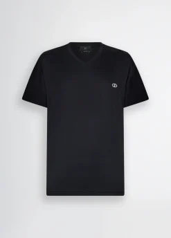 Liu Jo Camiseta de cuello en V-Hombre Polos Y Camisetas
