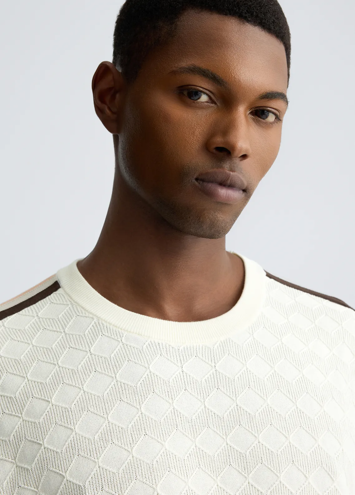 Liu Jo Camiseta de jacquard-Hombre Jerséis Y Sudaderas