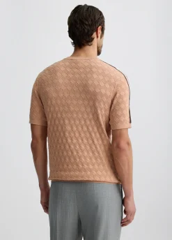 Liu Jo Camiseta de jacquard color melocotón-Hombre Jerséis Y Sudaderas