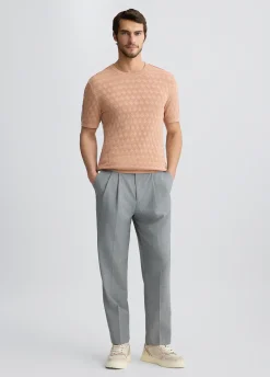 Liu Jo Camiseta de jacquard color melocotón-Hombre Jerséis Y Sudaderas