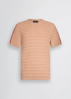 Liu Jo Camiseta de jacquard color melocotón-Hombre Jerséis Y Sudaderas