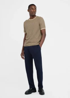 Liu Jo Camiseta de jacquard de algodón y seda-Hombre Jerséis Y Sudaderas
