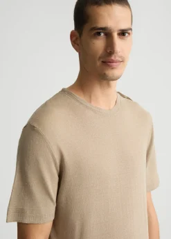 Liu Jo Camiseta de lino y algodón-Hombre Jerséis Y Sudaderas