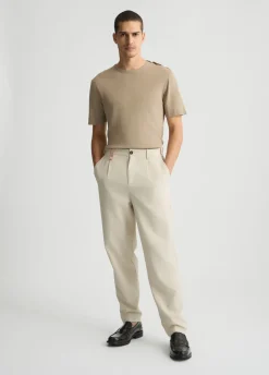Liu Jo Camiseta de lino y algodón-Hombre Jerséis Y Sudaderas