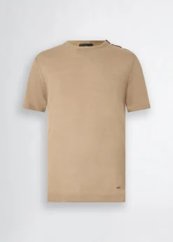 Liu Jo Camiseta de lino y algodón-Hombre Jerséis Y Sudaderas