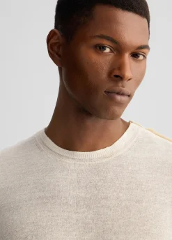 Liu Jo Camiseta de lino y algodón-Hombre Jerséis Y Sudaderas|Polos Y Camisetas